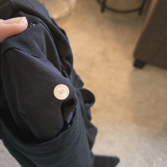 Lululemon Commission Pant Slim Wool Heathered Black Size 30 Mens - Picture 4 of 15